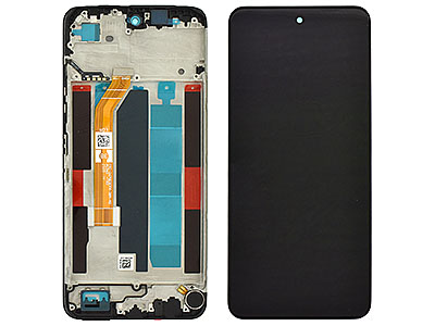 realme realme C71 - Lcd + Touch Screen + Frame + Switch Tasti Laterali Black