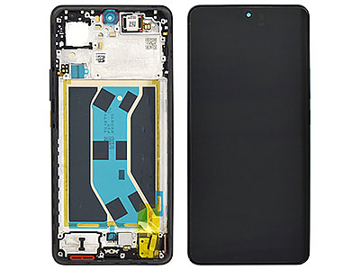 realme realme GT 7 5G - Lcd + Touch Screen + Frame + Tasti Laterali IceSense Black