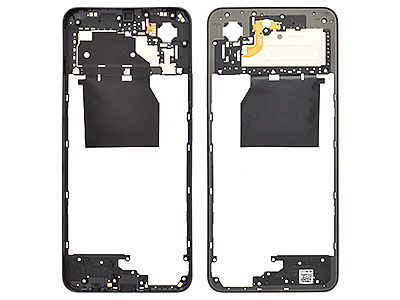 realme realme Note 70T 4G - Rear Cover + Volume Key + Flash Obsidian Black