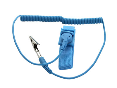 universale - Braccialetto Antistatico resistenza 1M ohm Lunghezza massima 180cm Blu