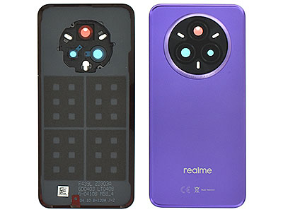 realme realme 14 Pro+ 5G - Cover Batteria + Vetrino Camera + Adesivi Bikaner Purple