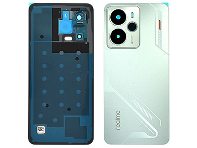 realme realme 14 5G - Cover Batteria + Vetrino Camera + Adesivi Mecha Silver