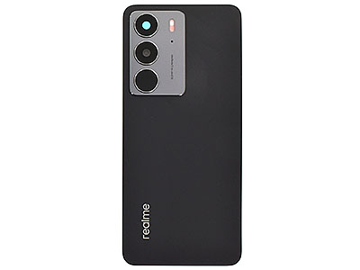 realme Realme C75 - Cover Batteria + Vetrino Camera + Adesivi Storm Black