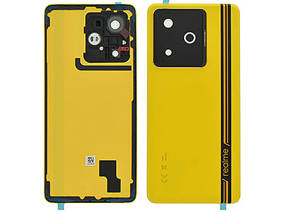 realme realme GT 7T 5G - Cover Batteria + Vetrino Camera + Adesivi Racing Yellow