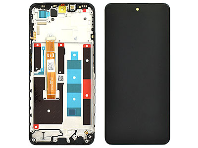 realme realme 14x 5G - Lcd + Touch Screen + Frame + Swich Tasti Laterali Black