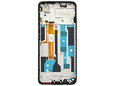 realme Realme C75 - Lcd + Touch Screen + Frame + Tasto Power Storm Black