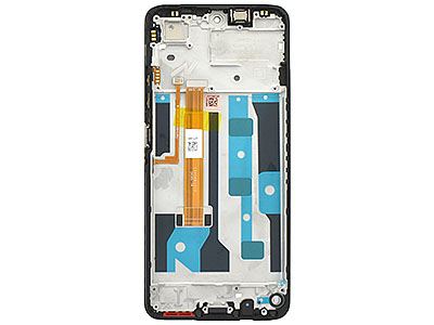 realme Realme C75 - Lcd + Touch Screen + Frame + Tasto Power Lightning Gold