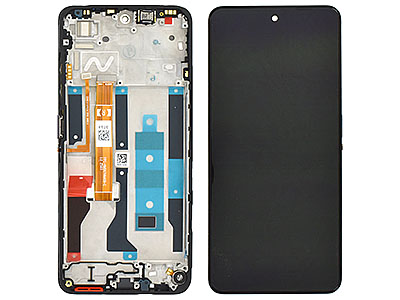 realme realme C75 5G - Lcd + Touch Screen + Frame + Finger Print Storm Black