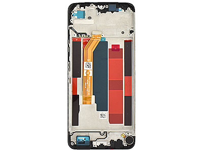 realme realme Note 70T 4G - Lcd + Touch Screen + Frame + Swich Tasti Lareali Black